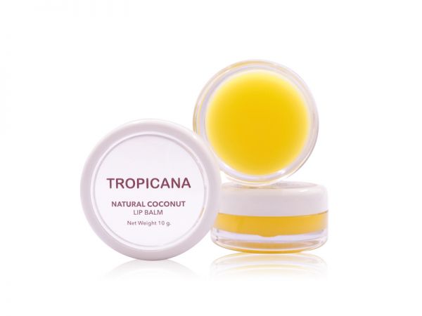 Tropicana Oil Double Pack Natural Lip Balm Banana Happy 2x10g