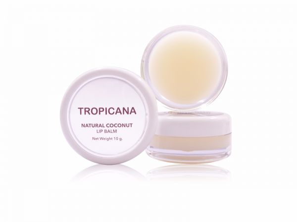 Tropicana Oil Doppel Packung Bio Lippenbalsam Kokosnuss Delight 2x10g
