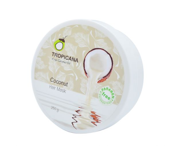 Tropicana Oil Natürliche Kokosöl Haarmaske 250g