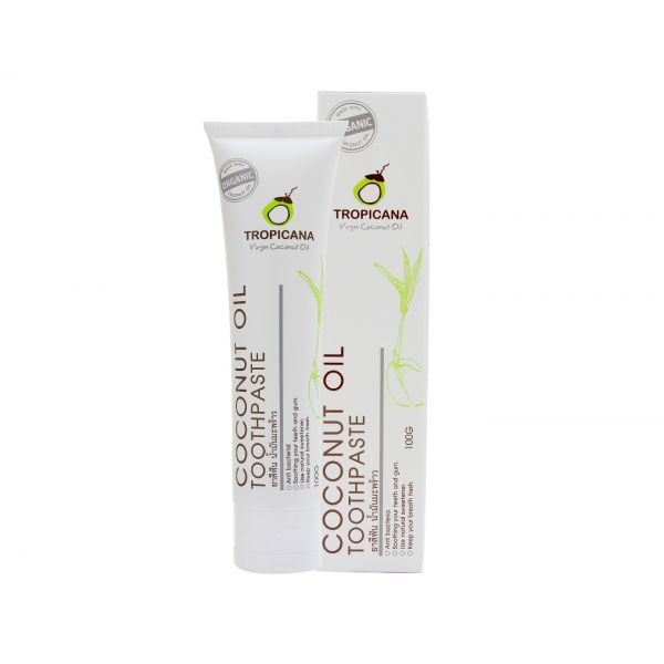 Tropicana Oil Natürliche Kokosöl Zahnpasta 100g 