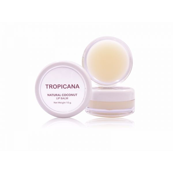 Tropicana Oil Doppel Packung Bio Lippenbalsam Kokosnuss Delight 2x10g