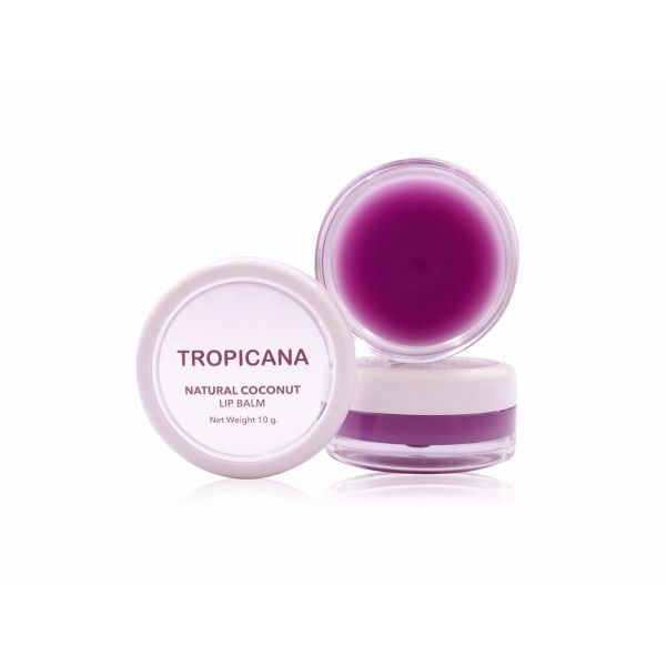 Tropicana Oil Doppelpackung Natürlicher Lippenbalsam Mulberry Cheerful 2x10g