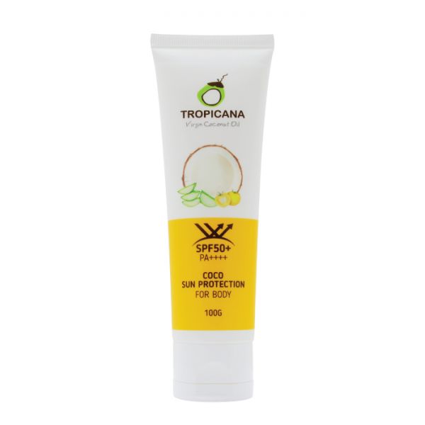 Tropicana Oil Natürliche Kokos Sonnencreme 100g LSF 50 + 